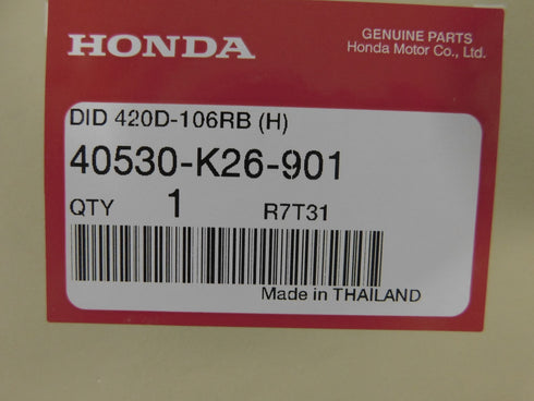 HONDA MSX 125 CHAIN DRIVE DID 420D GENUINE OEM 2013-2020 GROM